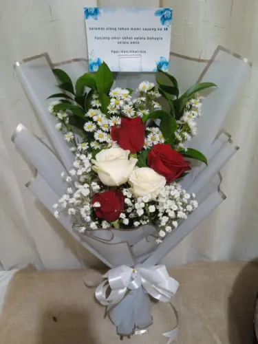 Buket Bunga kebon besar Cepat