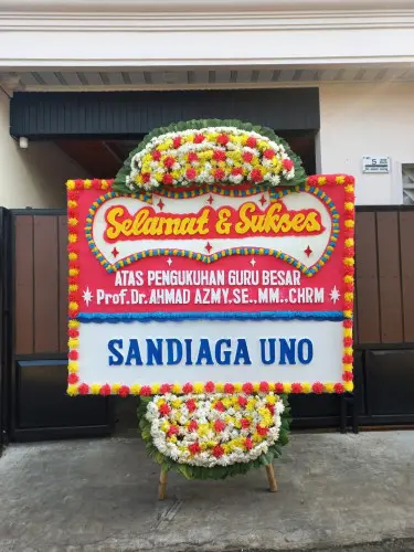 Papan Bunga Opening kebon besar