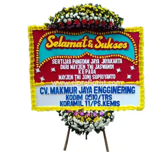 Karangan Bunga kebon besar