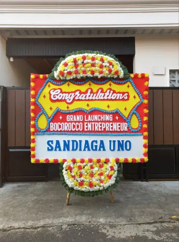 Papan Bunga Opening kebon besar